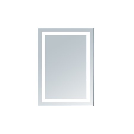 INNOCI-USA Terra 20 in. W x 28 in. H Rectangular LED Mirror with Built-In Controls 63402028